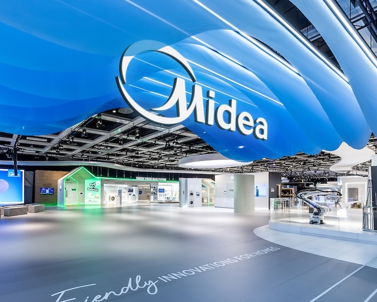 Midea IFA Berlin main hall- booth design for home appliance exhibition